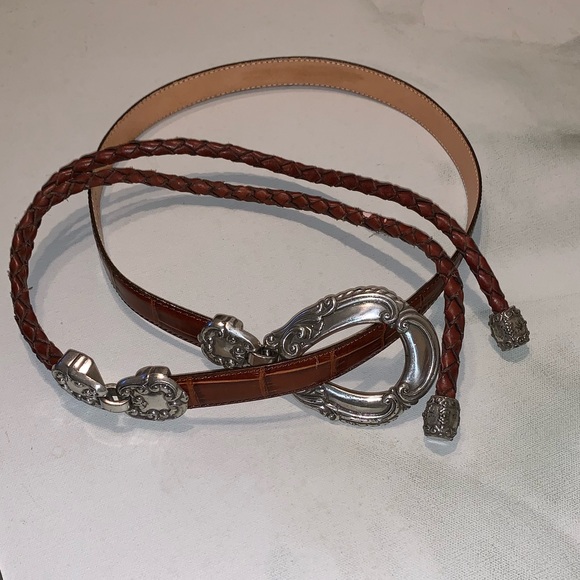 Vintage brown belt - Picture 5 of 8